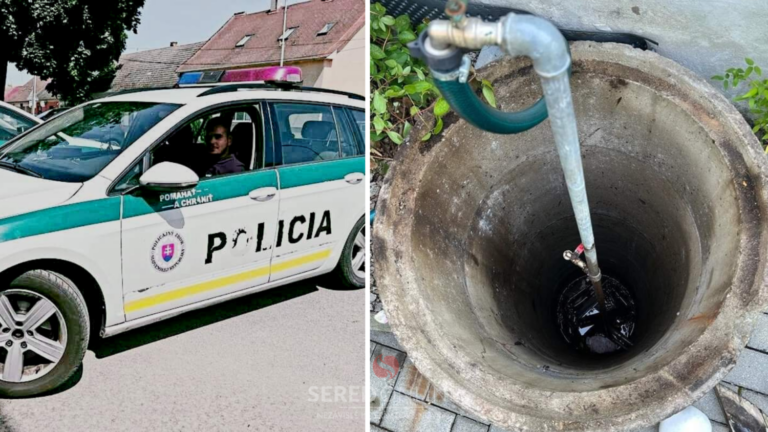 Seredskí policajti opäť zachránili ľudský život. Zo studne vytiahli zranenú ženu