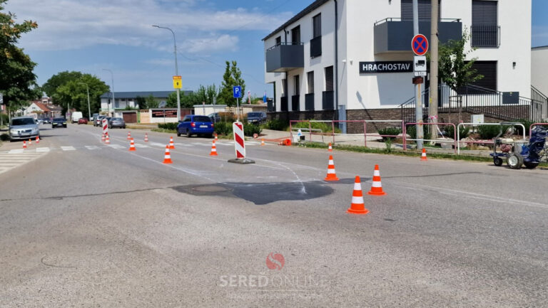 Sereď – AKTUÁLNE: Práce na Čepeňskej ulici