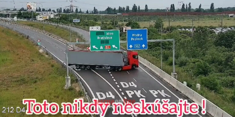 Jazda nákladného vozidla, akú ste ešte nevideli – VIDEO