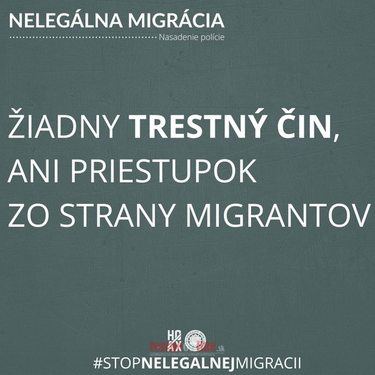 Nelegálna migrácia: Žiadne narušenia verejného poriadku migrantmi, polícia je v prípade podozrenia pripravená konať